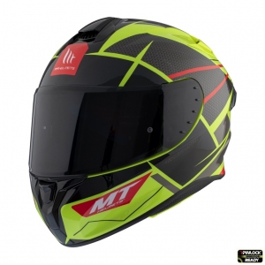 Integralhelm MT Targo Pro Podium D1 glänzend schwarz - Glänzend schwarz, M (57/58cm)