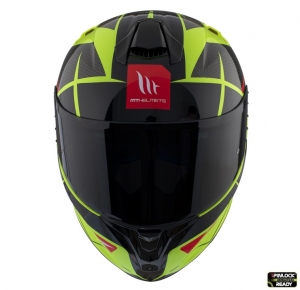 Integralhelm MT Targo Pro Podium D1 glänzend schwarz - Glänzend schwarz, M (57/58cm)