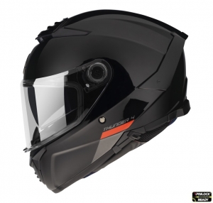 Integralhelm MT Thunder 4 SV A1 glänzend schwarz (integriertes Sonnenvisier) - Glänzend schwarz, S (55/56cm)