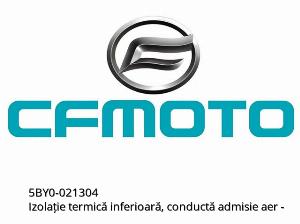Isolant thermique inférieur, conduit d'admission d'air - 5BY0-021304 - CFMOTO