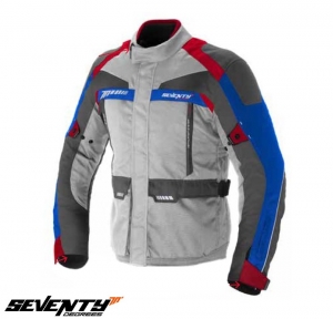 Jacket (motorcycle) men's Racing Seventy summer/winter model SD-JT43 color: white/red/blue - White/red/blue, S