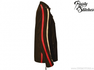Jaqueta de moto Rusty Stitches Billy Nubuck Brown (marrom) - Rusty Stitches