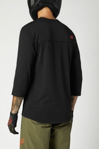 Jersey MTB Ranger DR 3/4 Manga [Negro]: Talla - XL