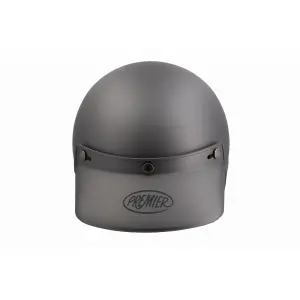 Jet Classic Offroad-Helm-Gipfel - Grau - Erwachsene - Einheitsgröße - 01321823