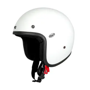 Jet Classic Schnellverschluss-System Helm - Glänzend, Weiß - Erwachsene - L - 85031874