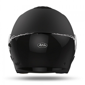 Jet-Helm (Offenes Gesicht) Helios Fluo Schwarz Matt/Glänzend: Größe - MS
