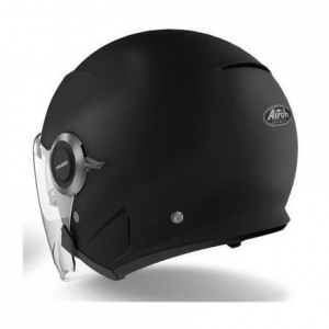 Jet helm (open gezicht) Helios mat zwart: Maat - MC