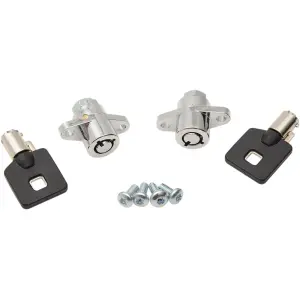 Jeu de serrures de rechange pour sacoches - Chrome - 35011158