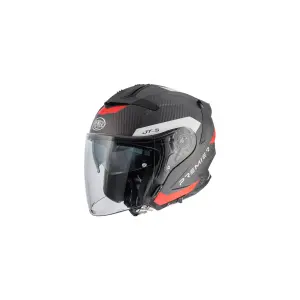 JT5 Carbon bukósisak MA - Szürke, Piros, Fehér - Felnőtt - 2XL - 01043449