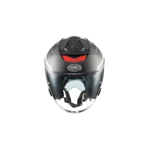 JT5 Casco Carbon MA - Gris, Rojo, Blanco - Adulto - 2XL - 01043449