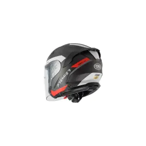 JT5 Casco Carbon MA - Gris, Rojo, Blanco - Adulto - L - 01043447