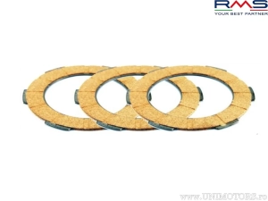 Juego de placa de embrague de textolita - Vespa PX 125 E / Vespa PX 150 E / Ape 150cc - RMS