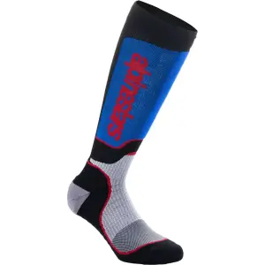 Jugend MX Plus Socken - Schwarz, Blau, Rot, Weiß - Jugend - M/L - 34310851