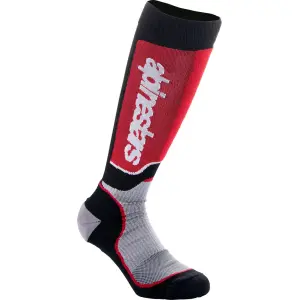Jugend MX Plus Socken - Schwarz, Grau, Rot - Jugend - M/L - 34310850
