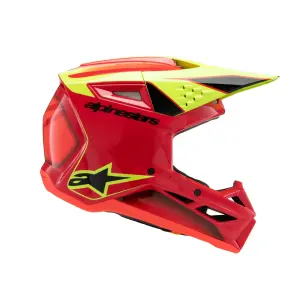 Jugendhelm S-M3 Fray - Schwarz, Rot, Gelb - Jugend - L - 01111658