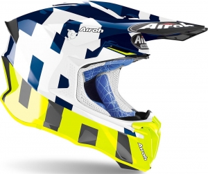 Kask Airoh Twist 2.0 Ramka błyszczący niebieski: Rozmiar - XL