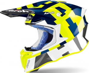 Kask Airoh Twist 2.0 Ramka błyszczący niebieski: Rozmiar - XL