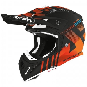 Kask Aviator Ace Nemesi pomarańczowy mat: Rozmiar - XL