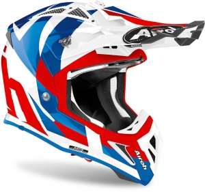 Kask Aviator Ace Trick błyszczący niebieski: Rozmiar - XL