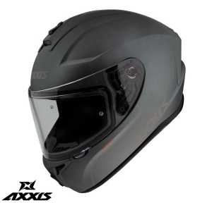 Kask integralny Axxis model Draken A12 tytan mat - Tytan mat, XS (53/54cm)