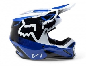 Kask MX V1 LEED DOT/ECE [BLU]: Rozmiar - XL