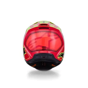 Kask SM3 Fray - Czarny, Czerwony, Żółty - Dorosły - M - 01109149