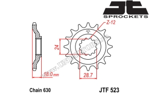 Kawasaki GPZ 1100 Unitrak Kit ('83-'85) - (DID / JT)