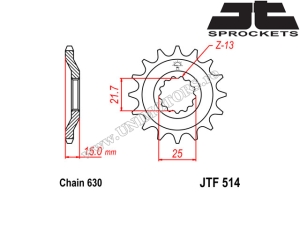 Kawasaki GPZ 750 Unitrak Kit ('83-'89) - (DID / JT)