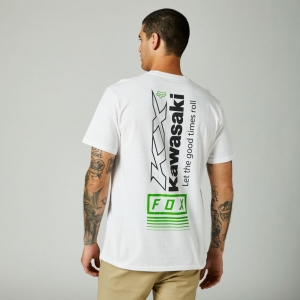 KAWASAKI PREMIUM TEE WHT: Size - L