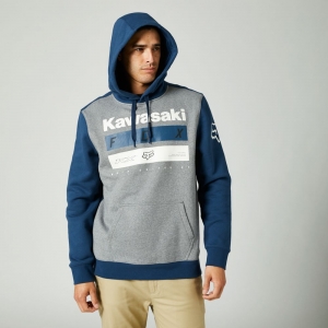 KAWI STRIPES PO FLEECE [DRK/INDO]: Taglia - L