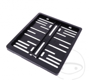 Kennzeichenhalterung schwarz Klick 180 x 200 mm - JM
