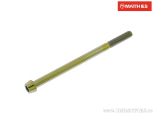 Kerek kúpos csavar Pro Bolt M6 x 1.00 x 95 mm titán arany - JM