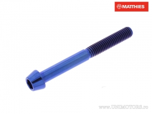 Kerek konikus csavar Pro Bolt M5 x 0.80 x 45 mm titán kék - JM