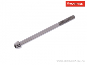 Kerek konikus csavar Pro Bolt M5 x 0.80 x 70 mm titán ezüst - JM