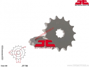 Kettingset - Aprilia 75 W4 ('92-'96) - DID / JT