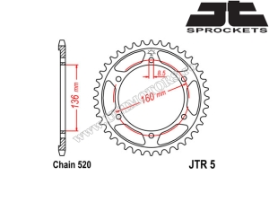 Kettingset Aprilia Pegaso 650 ('92-'96) - (DID / JT)