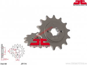 Kettingset - Cagiva 125 Aletta Oro ('85-'87) - DID / JT