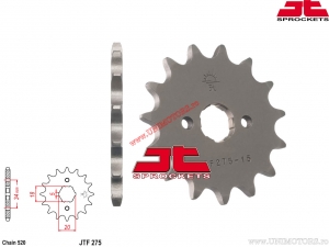 Kettingset - Honda CB200 ('76-'79) / CB200 T (variant VS) ('74-'76) / CB175 K6 ('74-76) - DID / JT