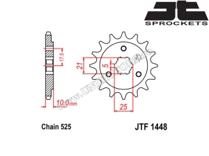 Kettingset Suzuki DR 800S ('94-'99) - (DID / JT)