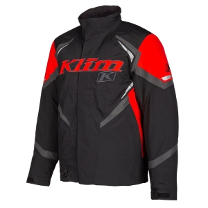 Keweenaw Jacket Black - High Risk Red: Mărime - L