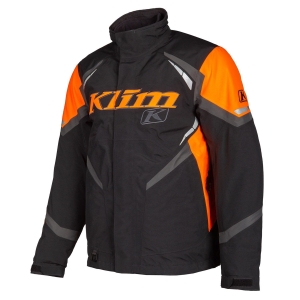 Keweenaw Jacket Black - Strike Orange: Mărime - L