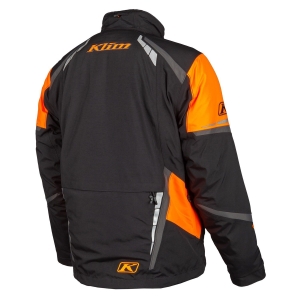 Keweenaw Jacket Black - Strike Orange: Mărime - L