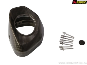 Kipufogócső fedél - modell: EC174 - anyag: szénrost - Akrapovič