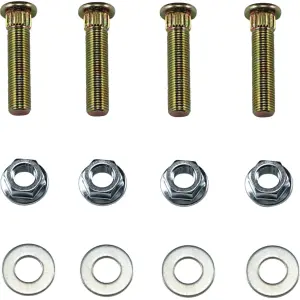 Kit écrous/boulons pour une seule roue - or/argent - POLARIS RANGER RZR 570 4X4 50 ('18-'19) - Moose