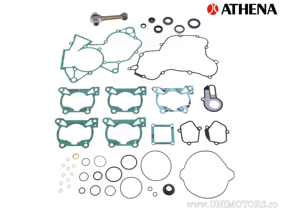 Kit bielă cu kit garnituri motor - Athena