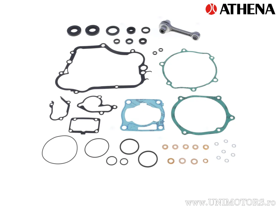 Kit bielă cu kit garnituri motor - Athena