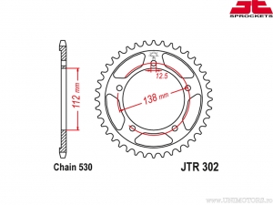 Kit catena - Honda CBF1000 F/FA-6 7 8 9 A SC58 ('06-'10) - DID / JT