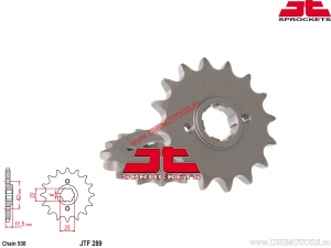 Kit catena - Honda FT500 C PC07 ('82-'84) - DID / JT