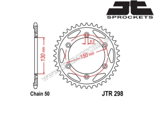 Kit chaîne - Honda NS 400R - (DID / JT)
