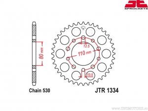 Kit Chaîne - Honda VF500 FF F2F ('85-'87) - DID / JT